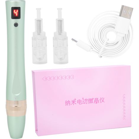 Stylo micro-aiguilles électrique 5 vitesses, machine professionnelle MTS pour salon, appareil de microneedling haute qualité (1/5)