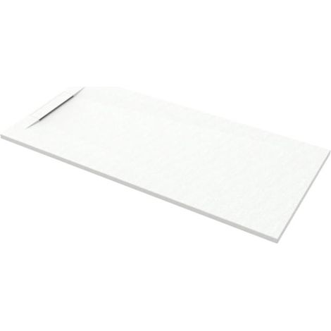 Piatto Doccia 80x170 Marmo Resina Slim H3 Rubino Vertical Bianco