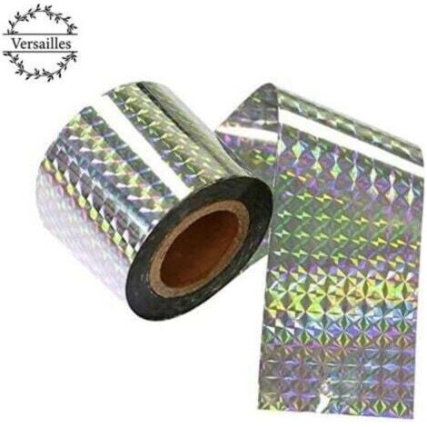 Ruban anti-oiseaux 4.8cm80M ruban anti-pigeons double face ruban anti-oiseaux double face repoussant les oiseaux brillants holographiques pour effrayer les oiseaux et les oiseaux (1/5)