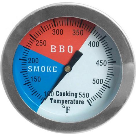 Thermometre - 100 À 550 °F - Pour Grill Barbecue Fumoir Et Four - Montage En Vis M8 - Acier Inoxydable 304 - 1 Pièce (1/5)