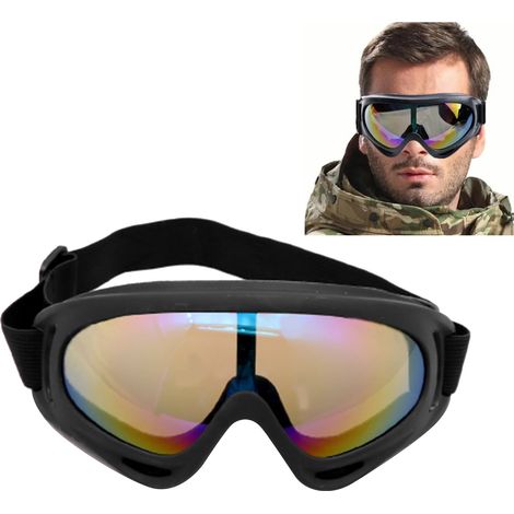 Lunettes de protection coupe-vent pour moto, ski de fond et sports nautiques. (1/5)