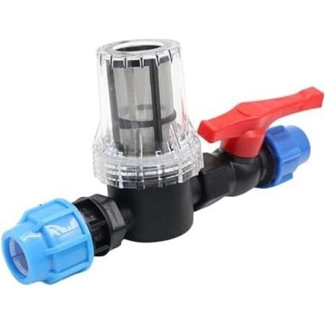 CSPARKV 20mm Raccords d'irrigation goutte à goutte Commutateurs Vanne, Vannes à vanne avec raccord de verrouillage barbelé - Vannes d'irrigation goutte à goutte réutilisables,Accessoires d'irrigation (1/5)