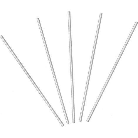 Kit d'accessoires de 5 barres rondes droites en acier inoxydable de 6 mm pour robot jouet DIY4100-0006-0250 (1/5)