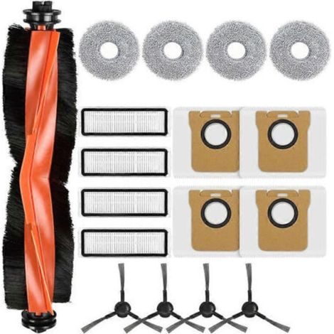 Accessoires pour aspirateur robot Xiaomi X20 Max / Xiaomi X20 Pro / Mijia M30 : brosse latérale principale, filtre HEPA, lingette de nettoyet sac à poussière. (1/5)