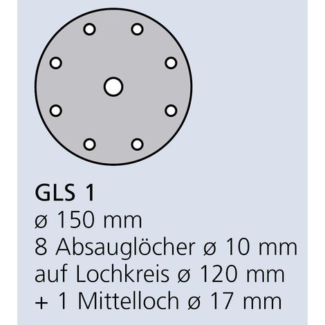 Klingspor Disco abrasivo autoadesivo 150 mm 100 pezzi