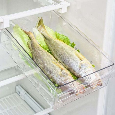 Refrigerator drawer door space - retractable refrigerator with divider for refrigerator compartment 30-44 cm (1/4)