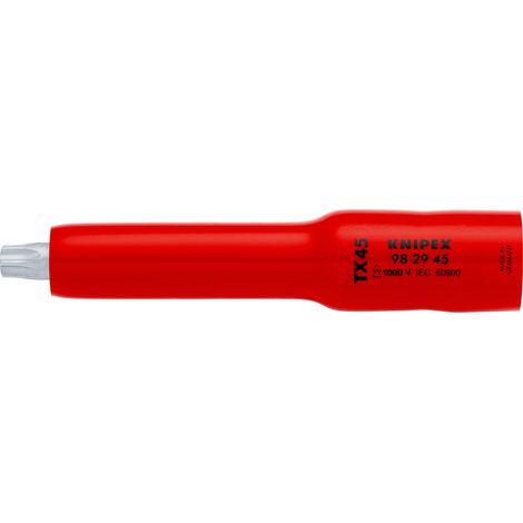 KNIPEX 98 29 45 Vaso (doble hexágono) para TX45 117 mm