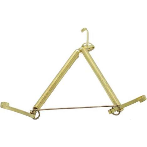 Sacar Appendipiatti a Molla in Acciaio Ottonato - 22-33 cm