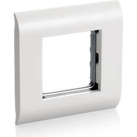 Equip Unterputzdose Frontplatte French Modular 45x45 RAL9010 Polybeutel