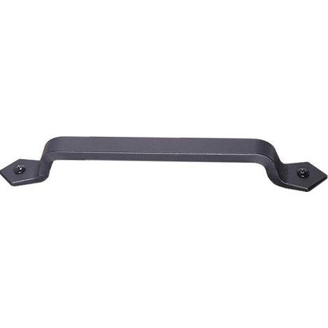 Antiker Türgriff aus Gusseisen, 25 cm dick, massiv, Türgriff, Scheunentorgriff, Außenbereich, Garage, Schrank, schwarz (1/5)