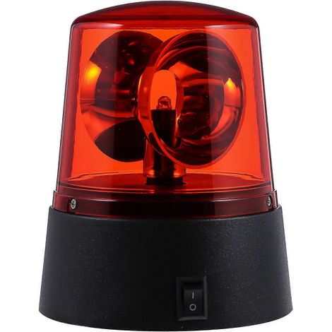Lampe de scène/d'ambiance compacte à LED alimentée par batterie-10.7x9.5cm-Red