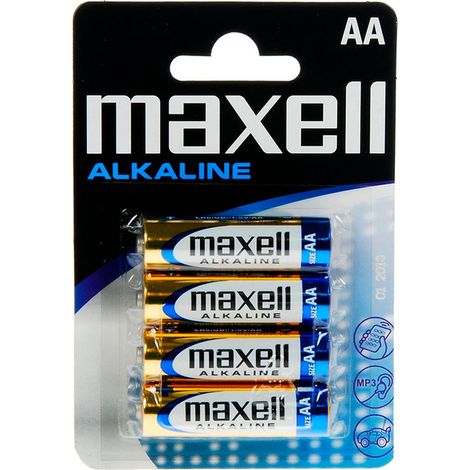 PILA AA LR06-B4 ALCALINA MAXELL BL.4 (1/4)