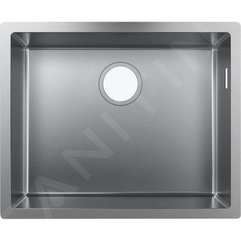 Hansgrohe Éviers - Evier encastré S719-U500, inox 43427800 (1/4)