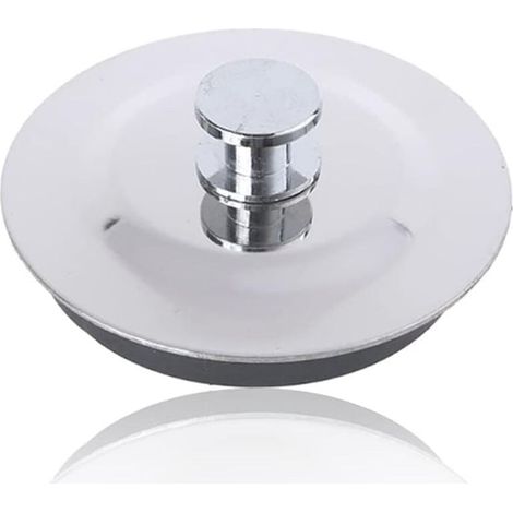 Abflussstopfen, Universal-Abflussstopfen Ø 42 bis 45 mm, Badewannenstopfen (1/4)