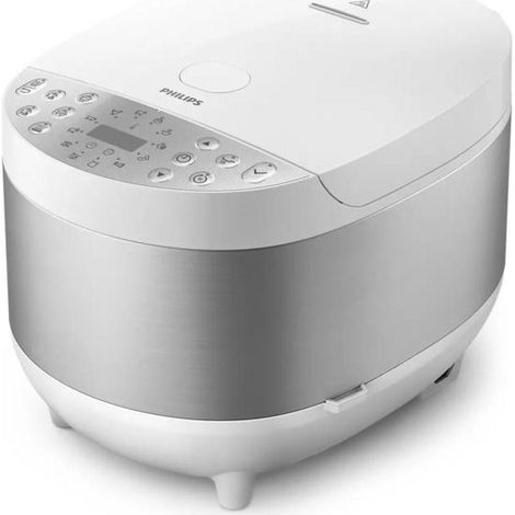 Philips HD4713/40 Appareil de cuisson 5 litres argentée et blanche (1/5)