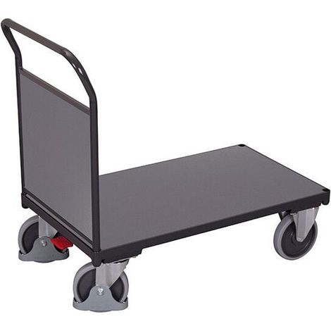 VARIOfit Stirnwandwagen RAL 7016 anthraz mit Holz (1/3)