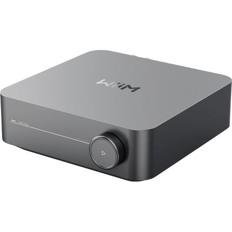 WiiM Amp Pro: Amplificador de Streaming Multiroom  Compatible con Google Cast, Alexa  HDMI, Control por Voz  Reproduce Desde Spotify, Amazon Music, Tidal y más - Gris Oscuro (1/3)