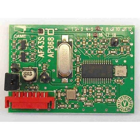 TARJETA DE RADIOFRECUENCIA 433,92 MHZ - CAME 001AF43S
