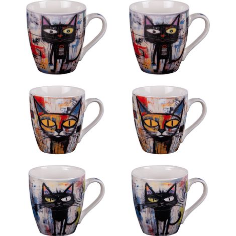 Table Passion - Coffret de 6 tasses Street Cat 23 cl