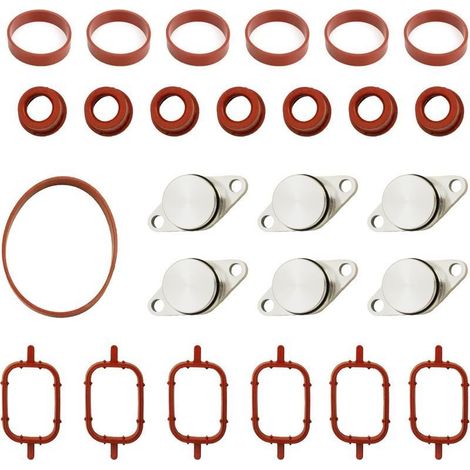 x 33 mm Ansaugkrümmer-Klappen-Entfernungssatz M57 M57N M57TU M57TUD25 11612245439 für E39 E60 E61 E46 E38 E53, Ansaugkrümmer-Stopfendichtung M57 (6x33) (1/5)
