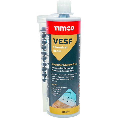 TIMCO Vinylester Styrene Free Chemical Anchor Resins - 410ml