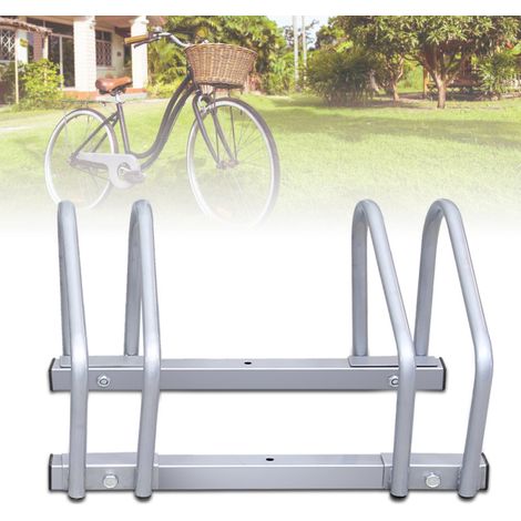 SWANEW Supporto per biciclette per parcheggio per biciclette supporto per pavimento supporto per biciclette per 2 ruote (1/5)