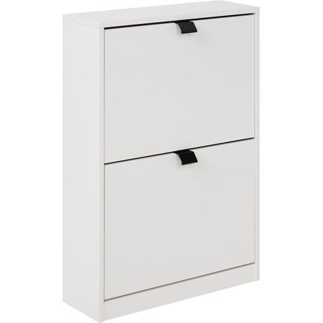 Shoe Storage Cabinet HOBART White