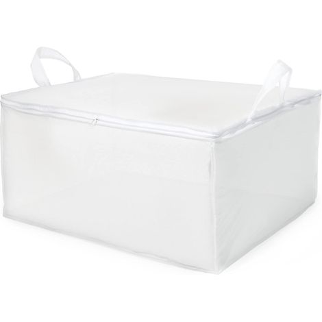 Compactor Sacchetto per Piumone Milky, L, Bianco, 70x50x30 cm, PEVA Trasparente, RAN2979 (1/4)
