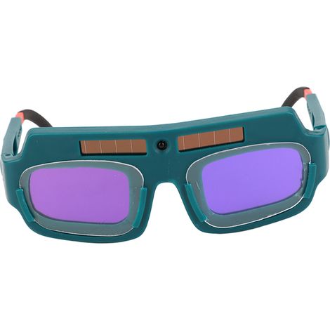 Lunettes de soudage à assombrissement automatique solaire, protection contre l'arc électrique et la forte luminosité, verres à obscurcissement vert foncé