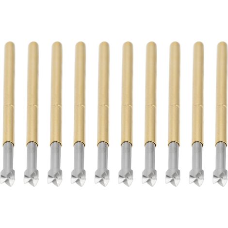 100 Broches Pogo Pin Tête Q 4 Griffes Laiton Acier Inoxydable Courant 5A Remplacement Facile Connecteurs Test PCB (1/5)
