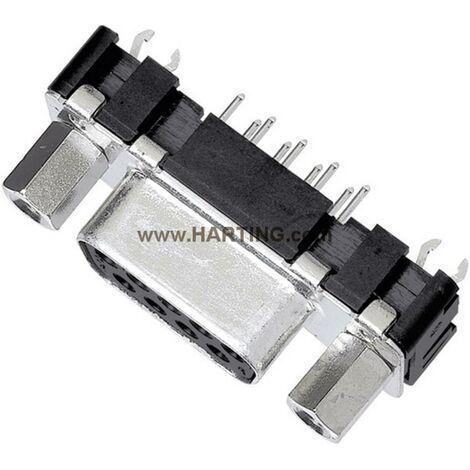 Embase SUB-D femelle 15 pôles HARTING 09662516512 180 ° à souder 1 pc(s) D06584 (1/4)