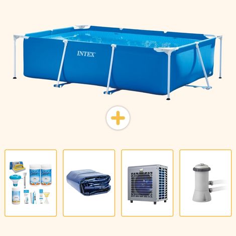 Intex Piscine Tubulaire Rectangulaire - 300x200x75 cm - 5-pièces S128 (1/5)