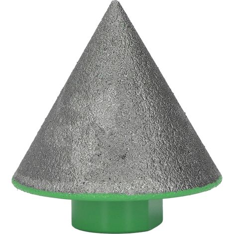 Lot M14 Biseau Diamant Vert 60° Fraise à Chanfreiner 50mm pour Polissage Façonnage Meulage Simple (1/5)