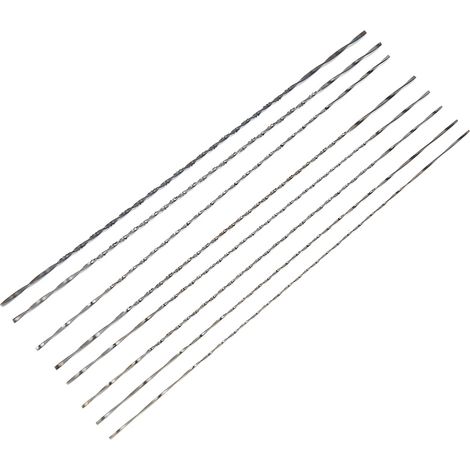 8 Lames de Scie à Bijoux en Métal pour Cadre en U, Accessoire de Découpe pour Bois et Travail du Métal (1/5)