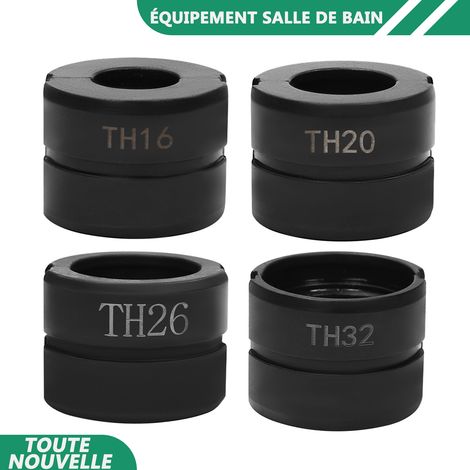 WAOBDLA TH16/20/26/32mm Morceaux de sertissage Mâchoires de presse pour Pince de sertissage de tuyaux Pinces de sertissage Ensemble de mâchoires de presse de tuyaux (1/5)