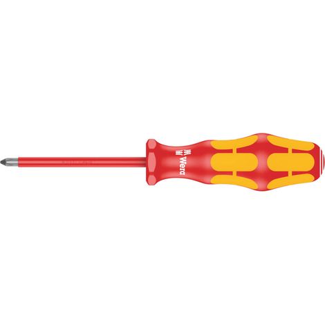 WERA VDE Kreuzschlitz-Schraubendreher Phillips PH 1x80mm (1/5)