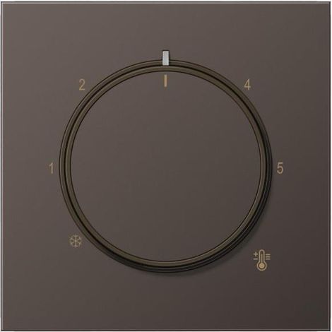 Jung Copertura per termostato, alluminio verniciato, serie LS, dark AL 1749 D