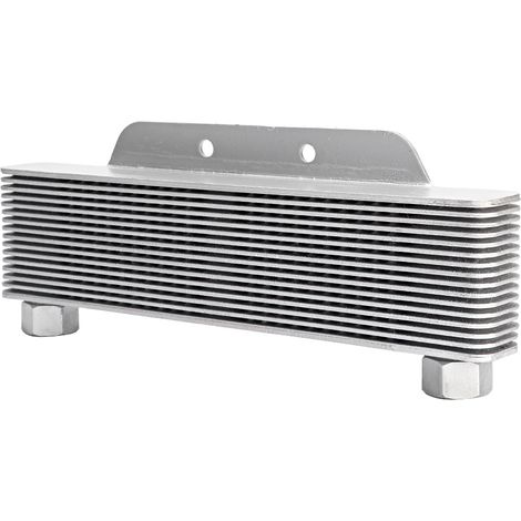 Refroidisseur d'huile Moteur Transmission Universel 238mm 15 Rangées Moto Auto Accessoire (1/3)