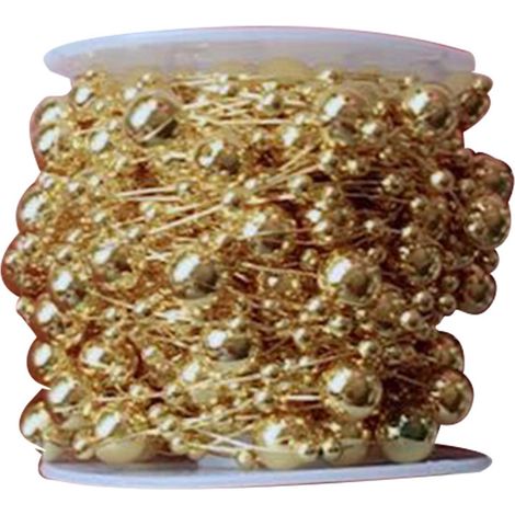 Perles en Forme d'Étoile pour Ligne de Pêche 10m - Décoration Fête Mariage Noël (Doré) (1/5)