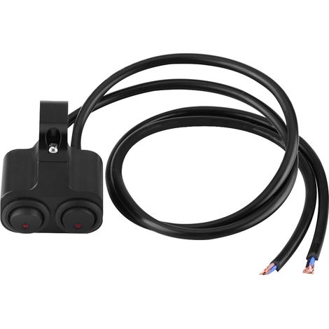 Interrupteur de Phare pour Guidon Moto - Alliage d'Aluminium CNC 25mm (1/5)