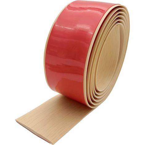 Transition Sol Adhesifbande, Bande de Recouvrement de Sol en Vinyle, Barre De Seuil Pvc pour Couvrir Les Espaces Entre Les Sols en Bois (2m x 5cm, Couleur Érable) (1/5)