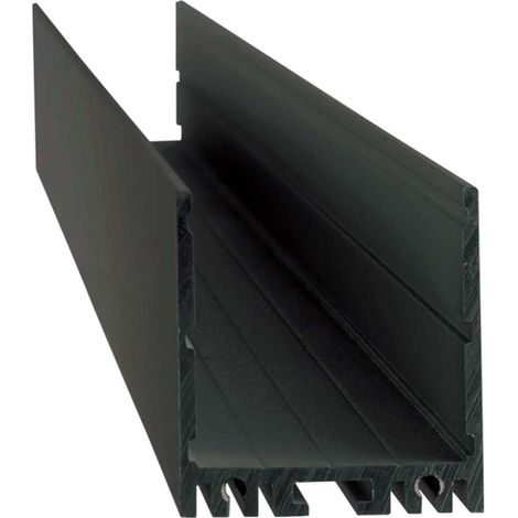 Profilo Trimless Vision Alluminio Nero 200Cm (1/4)