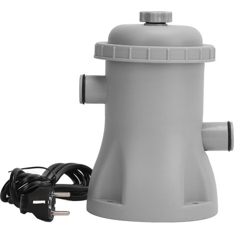 Pompe de filtration électrique pour piscines hors sol, 330 gallons (1250 litres), système de filtration à cartouche, prise européenne 220 V (1/5)