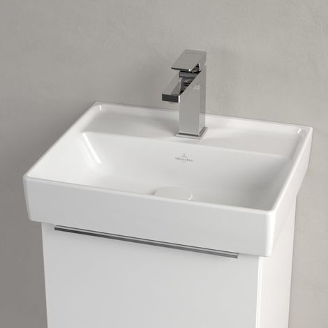 Villeroy & Boch Taro Waschtisch 45 cm mit CeramicPlus Beschichtung, 1 Hahnloch, ohne Überlauf (1/5)
