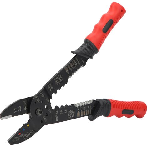 Pince à sertir multifonction pour cosses, outil de dénudage et de sertissage, fournitures industrielles FS051 (1/5)