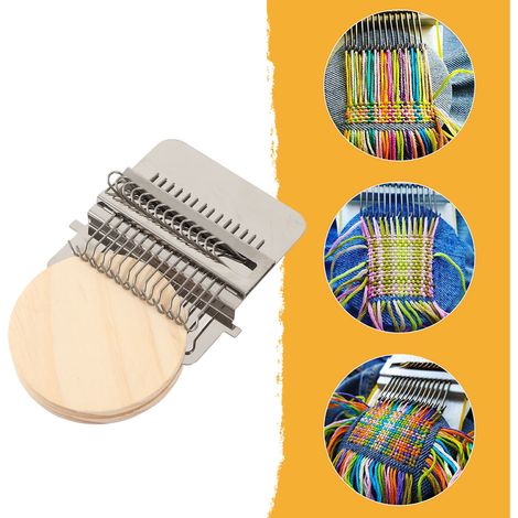 Métier à tisser miniature en acier inoxydable pour réparation de vêtements et chaussettes (1/5)