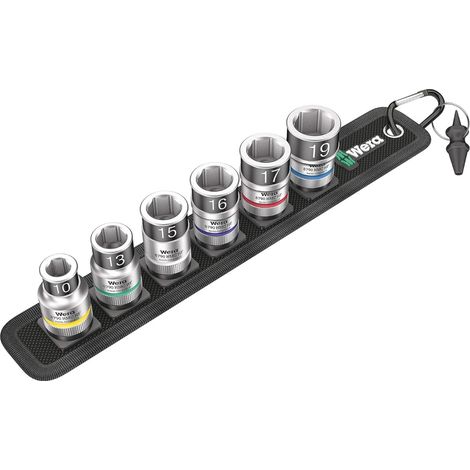 Wera 05003995001 - Belt C 1 Zyklop socket set with holding function, 1/2 drive, 7 pieces (1/5)
