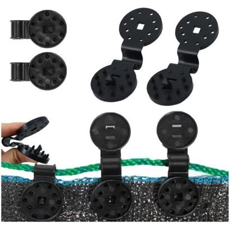 Clips en plastique - Non spécifié - 50 pièces - Résistants aux UV - Faciles à installer - Réutilisables (1/4)