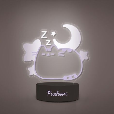 Lampada led pusheen dreams - design carino luce soffusa funzionamento a batteria (1/2)