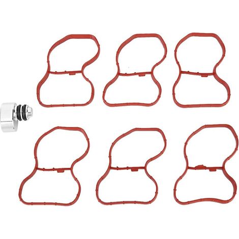 Kit de Suppression de Clapet, Bouchon Clapet D'admission, Pièces de Collecteurs D'échappement D'Accessoires de Voiture avec Accessoires de Joints pour N57 N57S E90 E91 E92 E93 F07 F10 F11